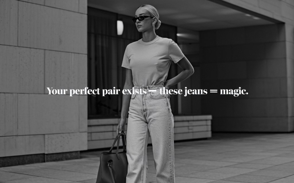 High-Waisted Jeans That Actually Fit