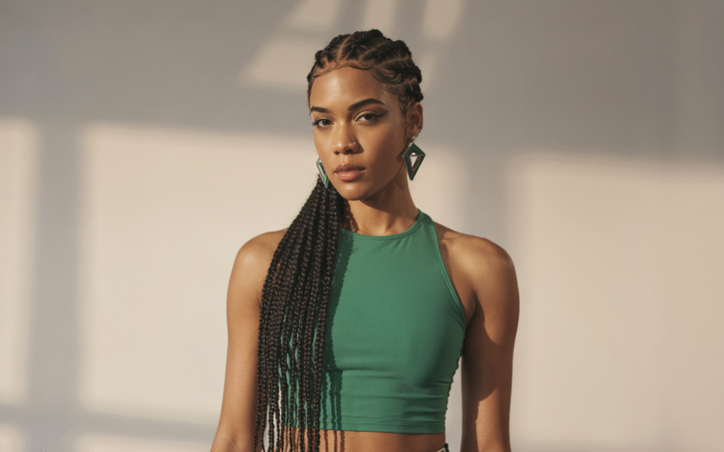 Classic High Braided Ponytail