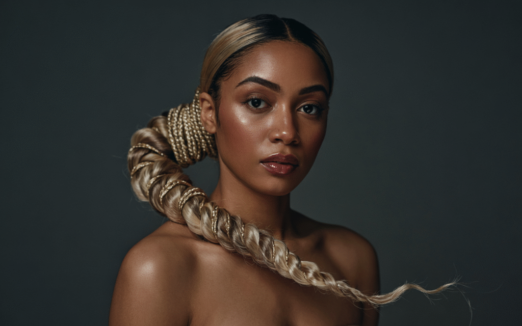 Jumbo Braided Ponytail