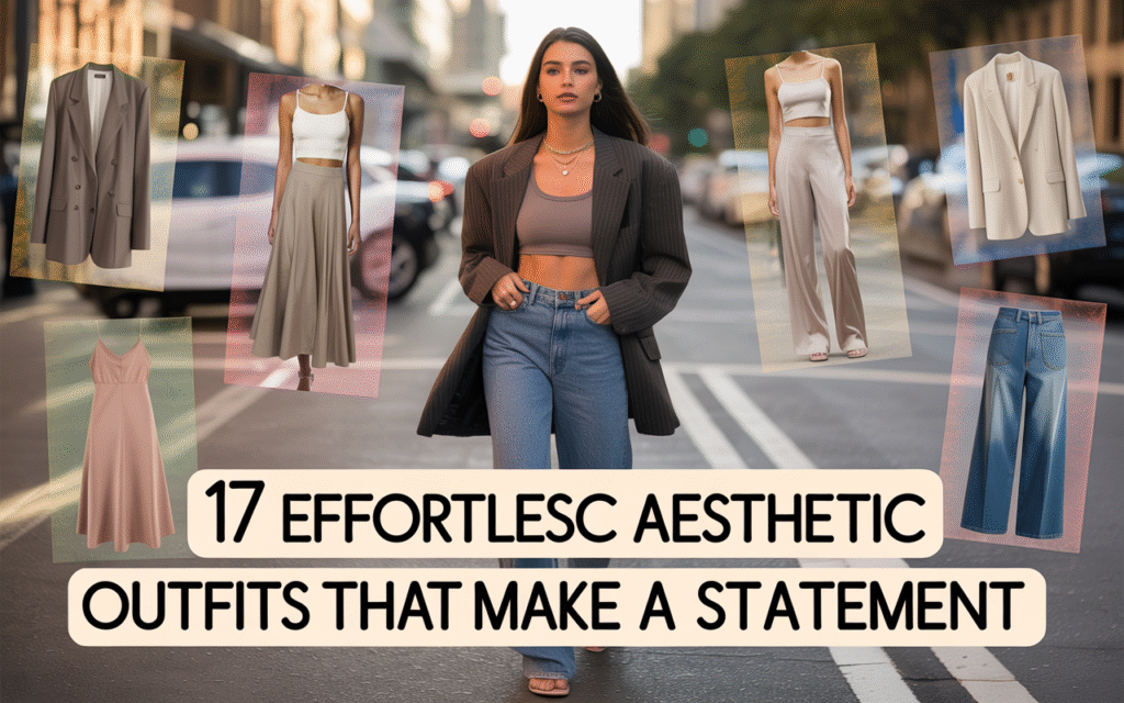 17 Aesthetic Outfit Ideas That Are Effortless But Make a Statement