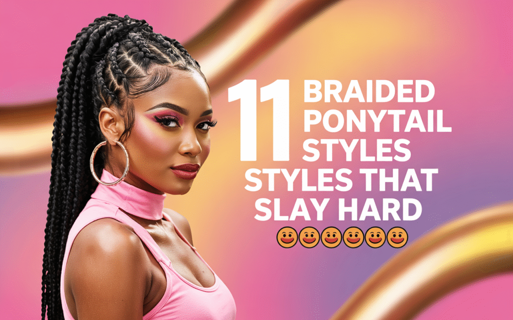 11 Stylish Braided Ponytail Hairstyles for Black Hair – Hair Inspo That Hits!