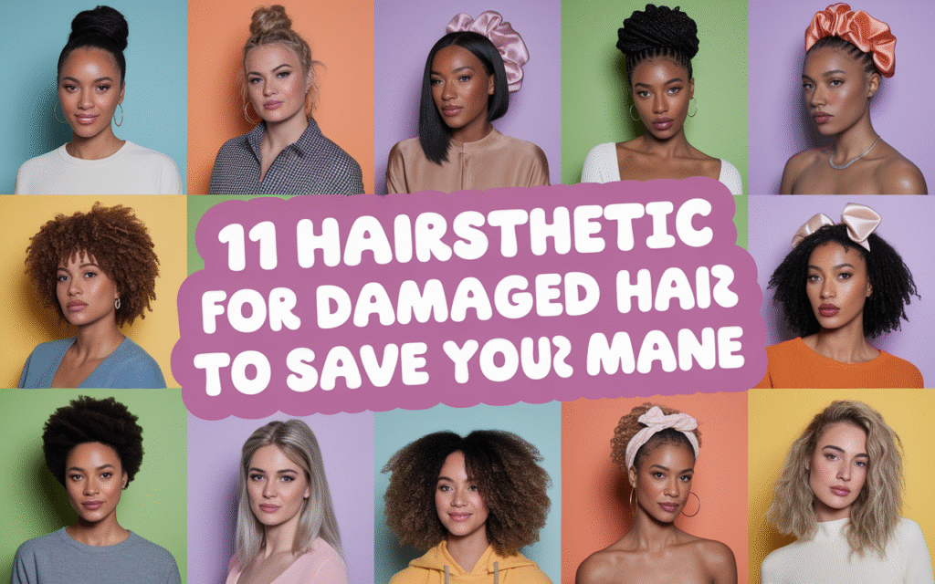 11 Hairstyles For Damaged Hair To Save Your Mane