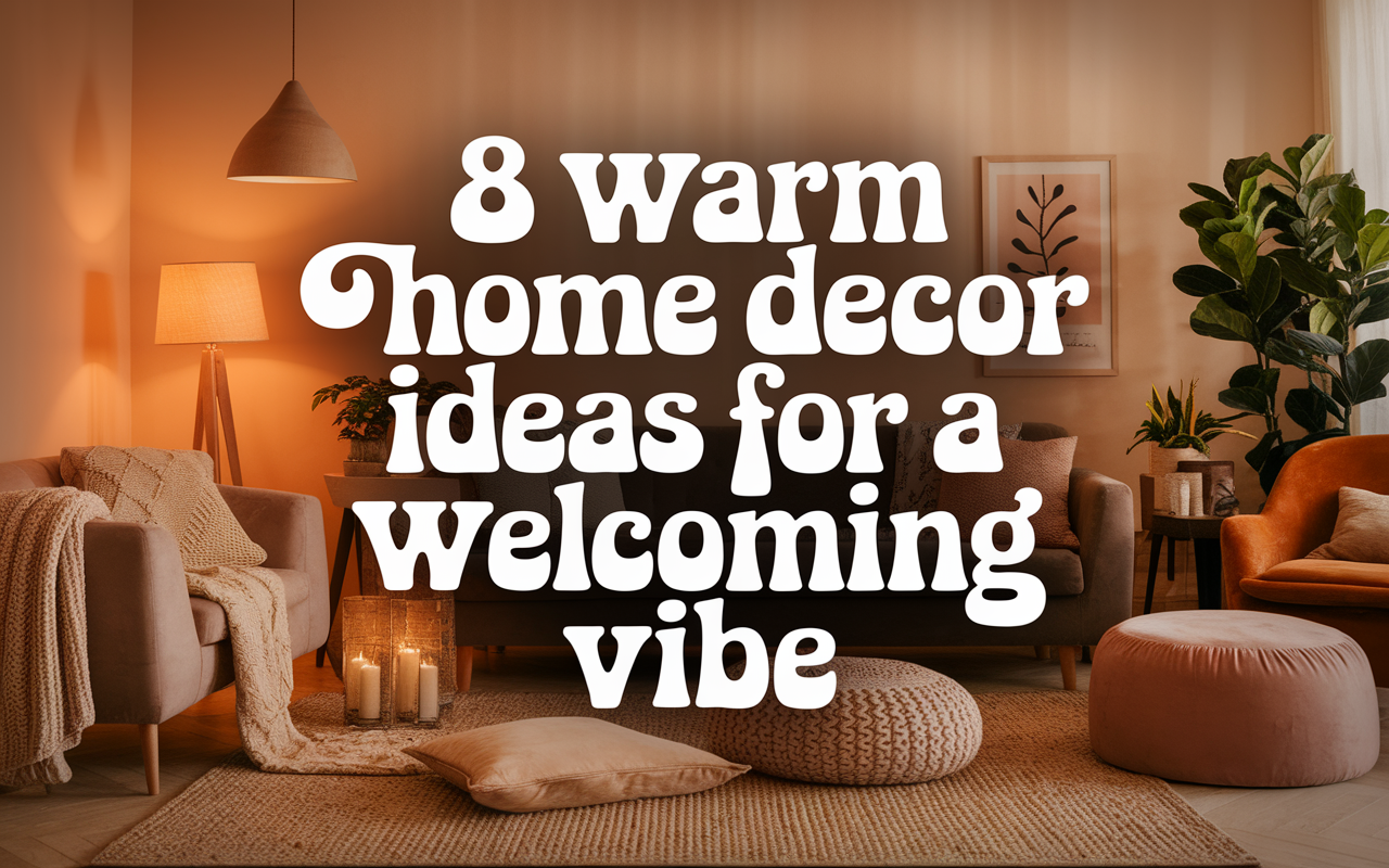 8 Warm Home Decor Ideas for a Welcoming Vibe