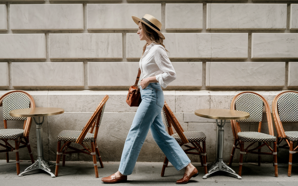 Button-Down + Jeans
