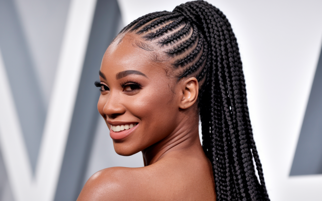 Knotless Braided Ponytail