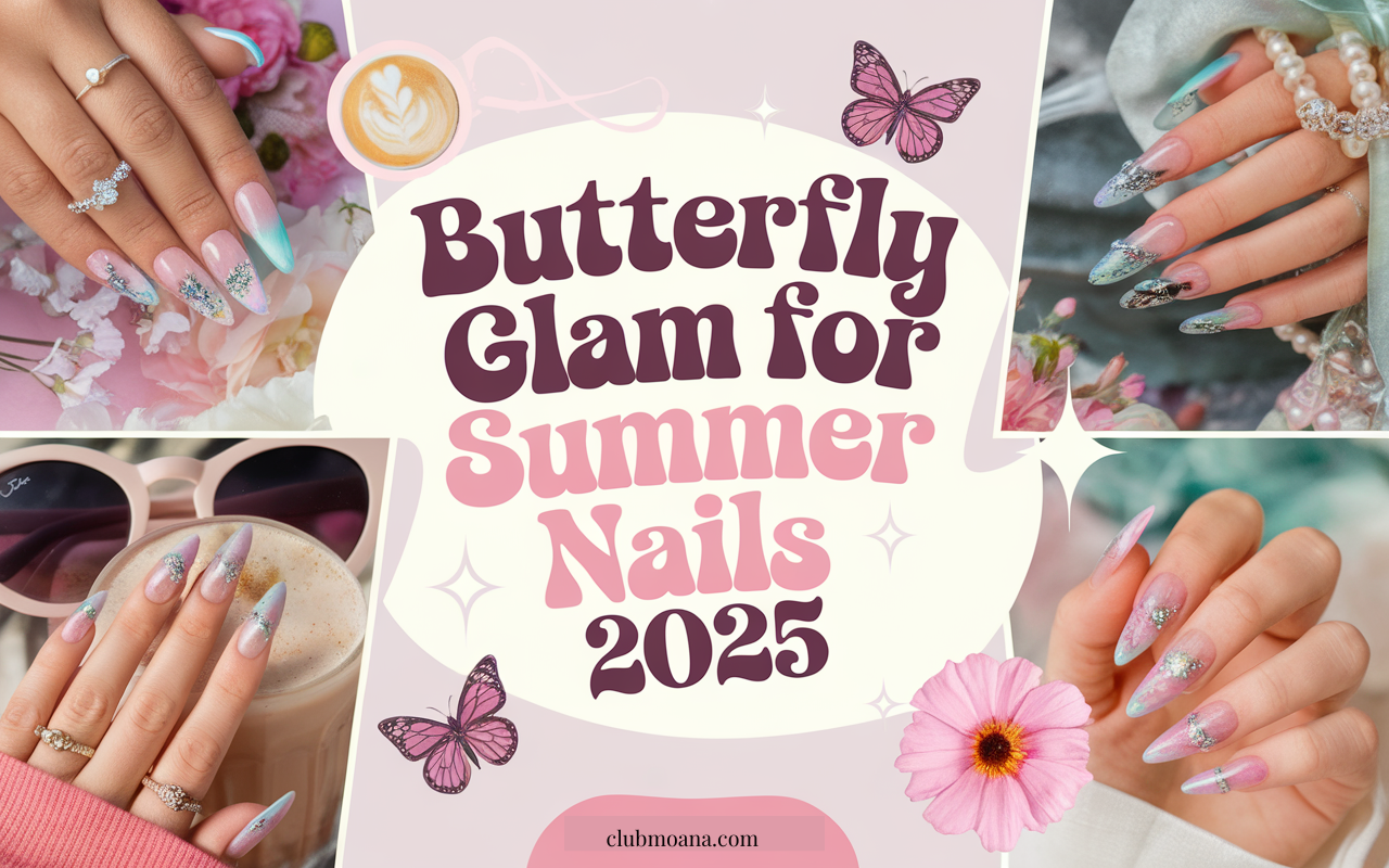 Butterfly Glam for Summer Nails 2025