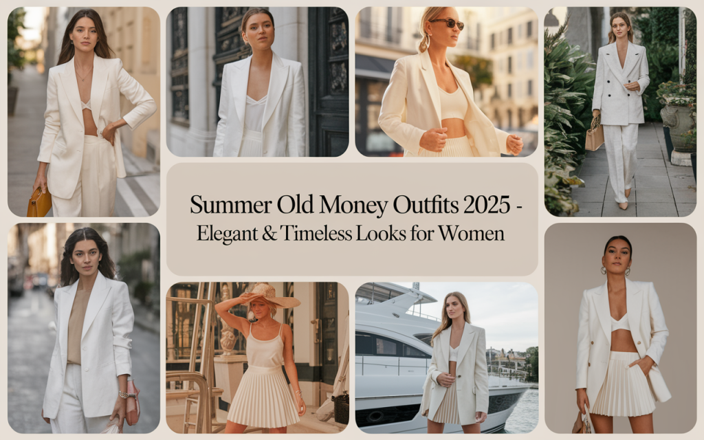 15 Summer Old Money Outfits Ideas 2025 – Elegant & Timeless Looks for Women