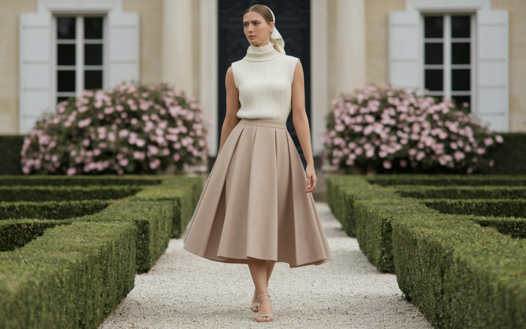 Midi Skirt + Sleeveless Top