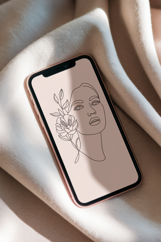 Minimal Line Art – Artsy but Not Overdone