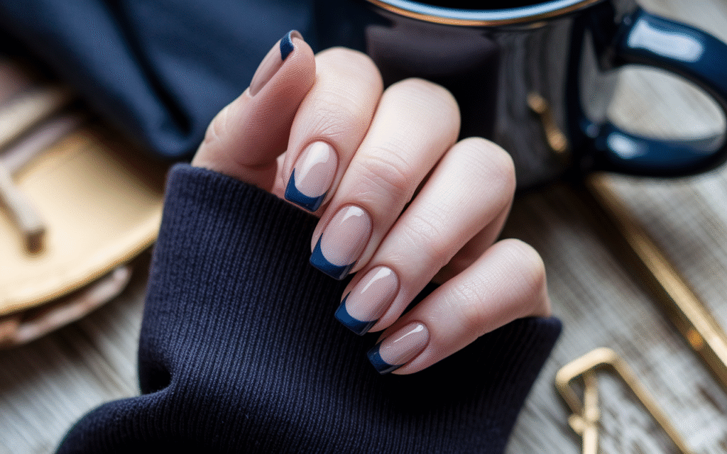 Nude & Navy French Combo
