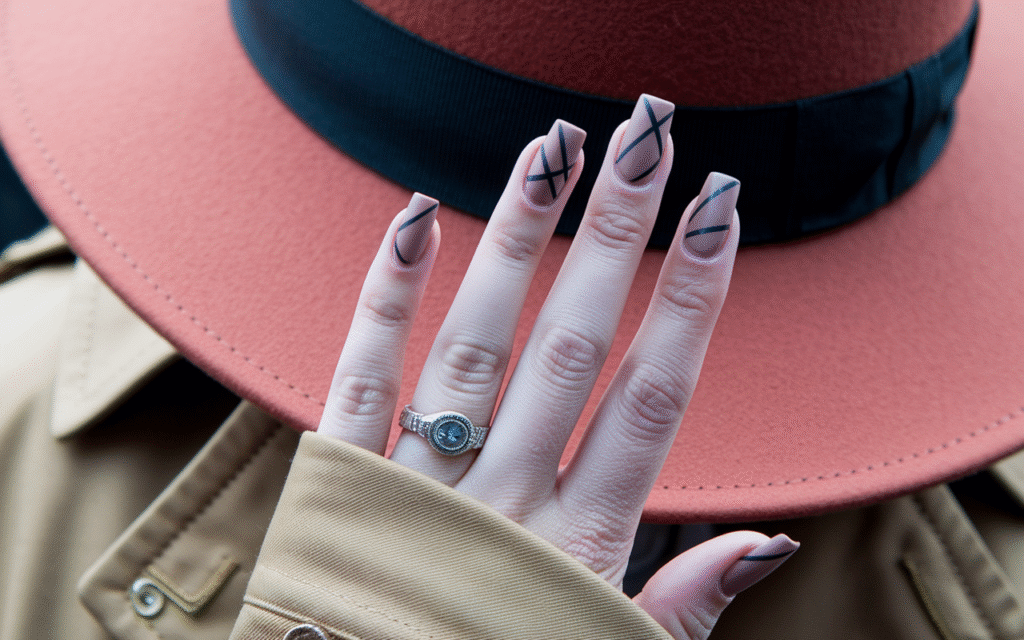 Negative Space French Tips