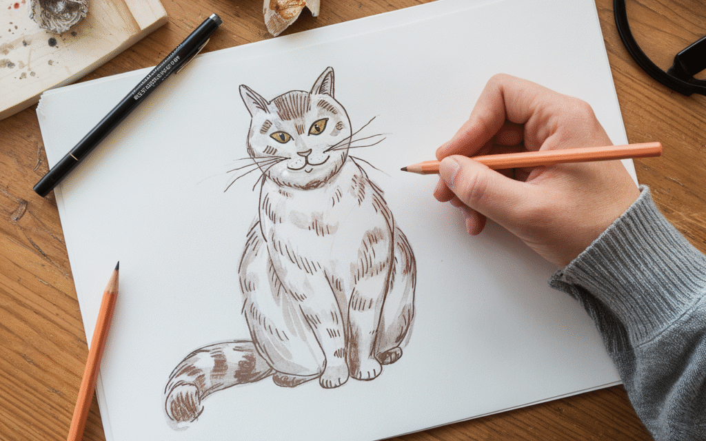 Sketch Something with Your Non-Dominant Hand
