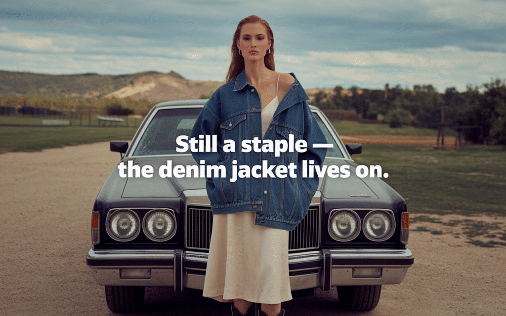 Denim Jacket for That ‘I Tried But Didn’t’ Look