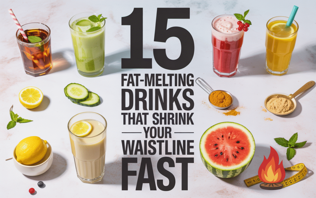 15 Fat-Melting Drinks That’ll Shrink Your Waistline Fast