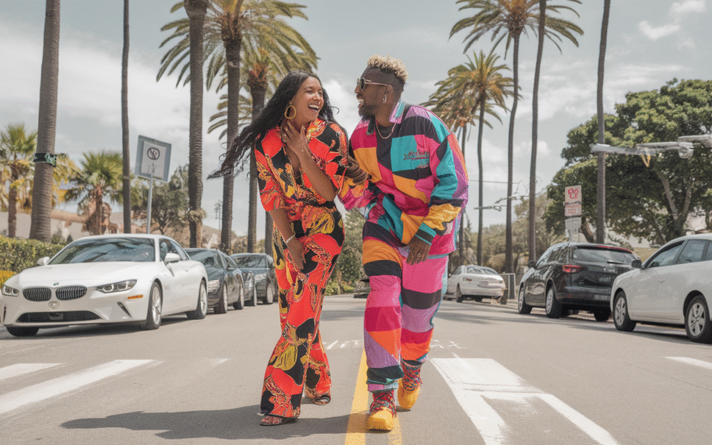 Gabrielle Union & Dwyane Wade: Color-Coordinated Chaos (In a Good Way)