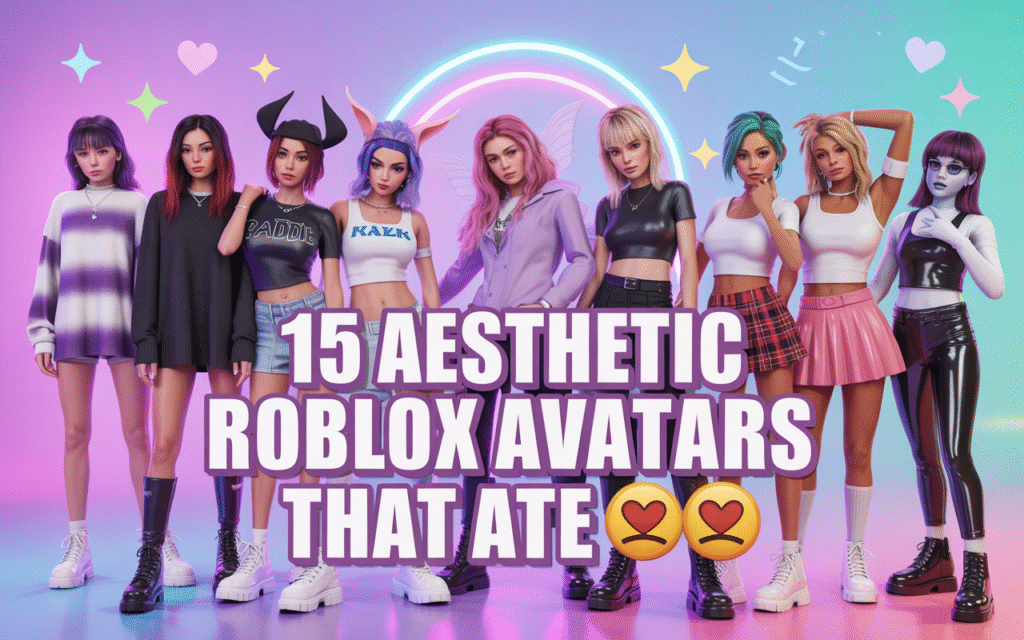 15 Aesthetic Roblox Avatars That Ate and Left No Pixels