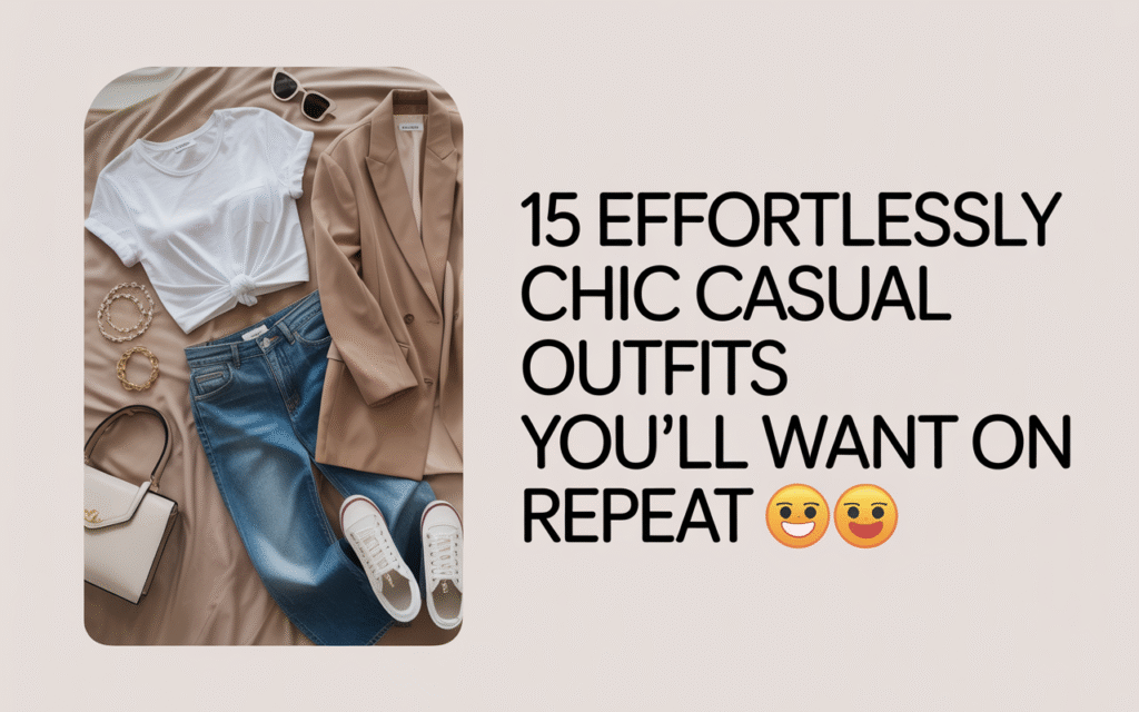 15 Effortlessly Chic Casual Outfits You’ll Want on Repeat