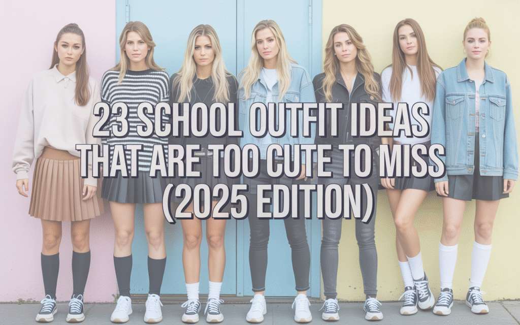 23 School Outfit Ideas That Are Too Cute to Miss (2025 Edition)