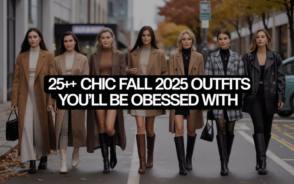 25+ Chic Fall 2025 Outfits You’ll Be Obsessed With