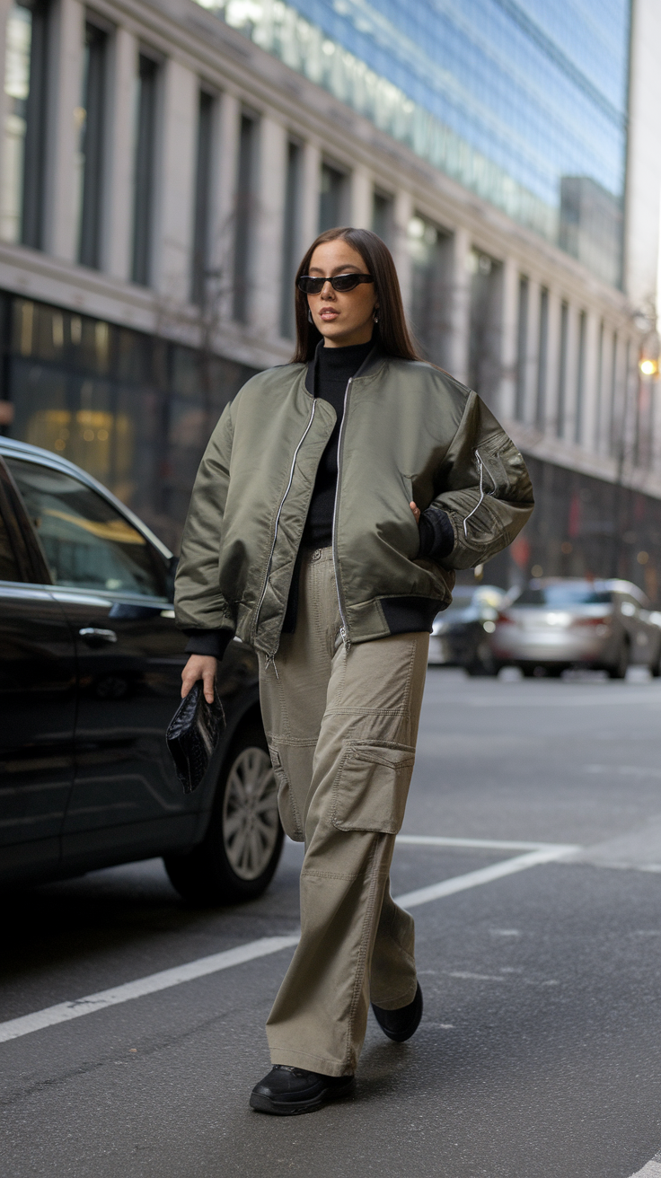 Bomber Jacket + Cargo Pants