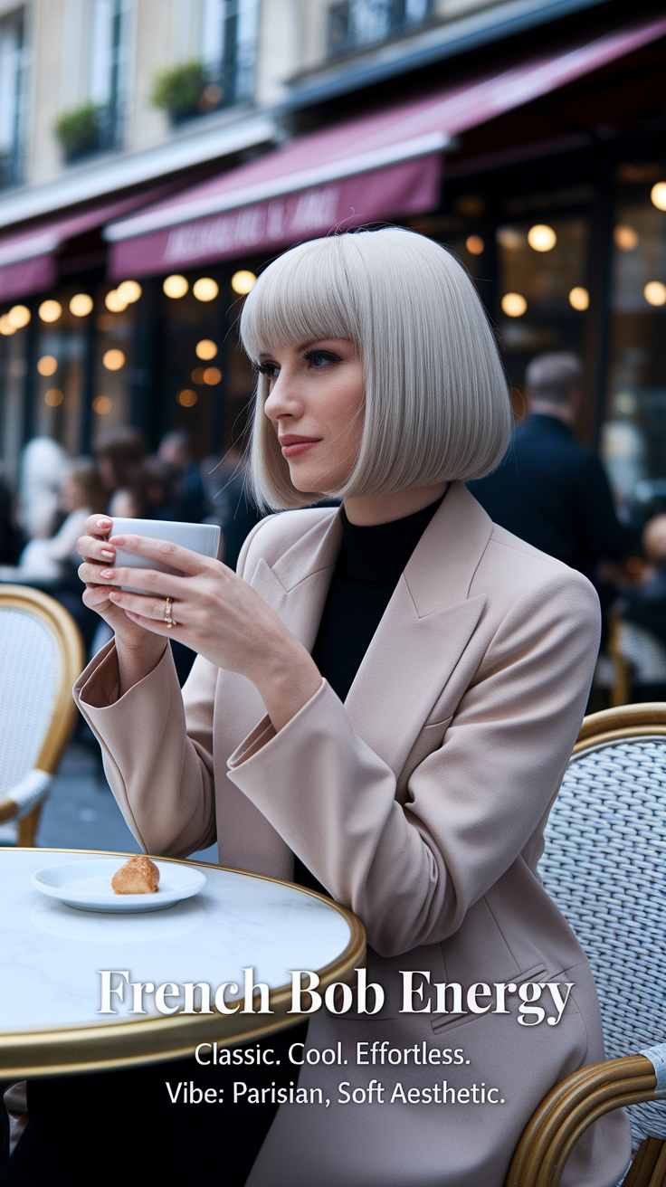 French Girl Bob (30s–70s)