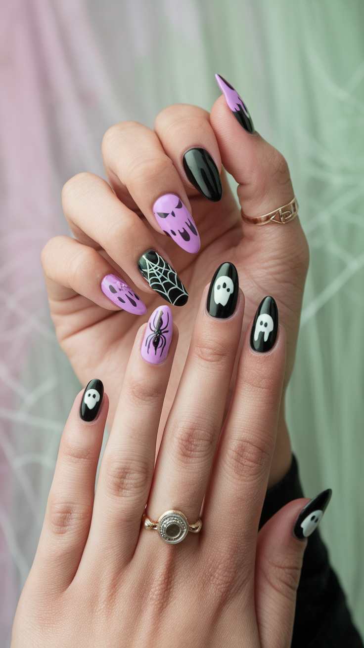 Nail Shapes for Halloween