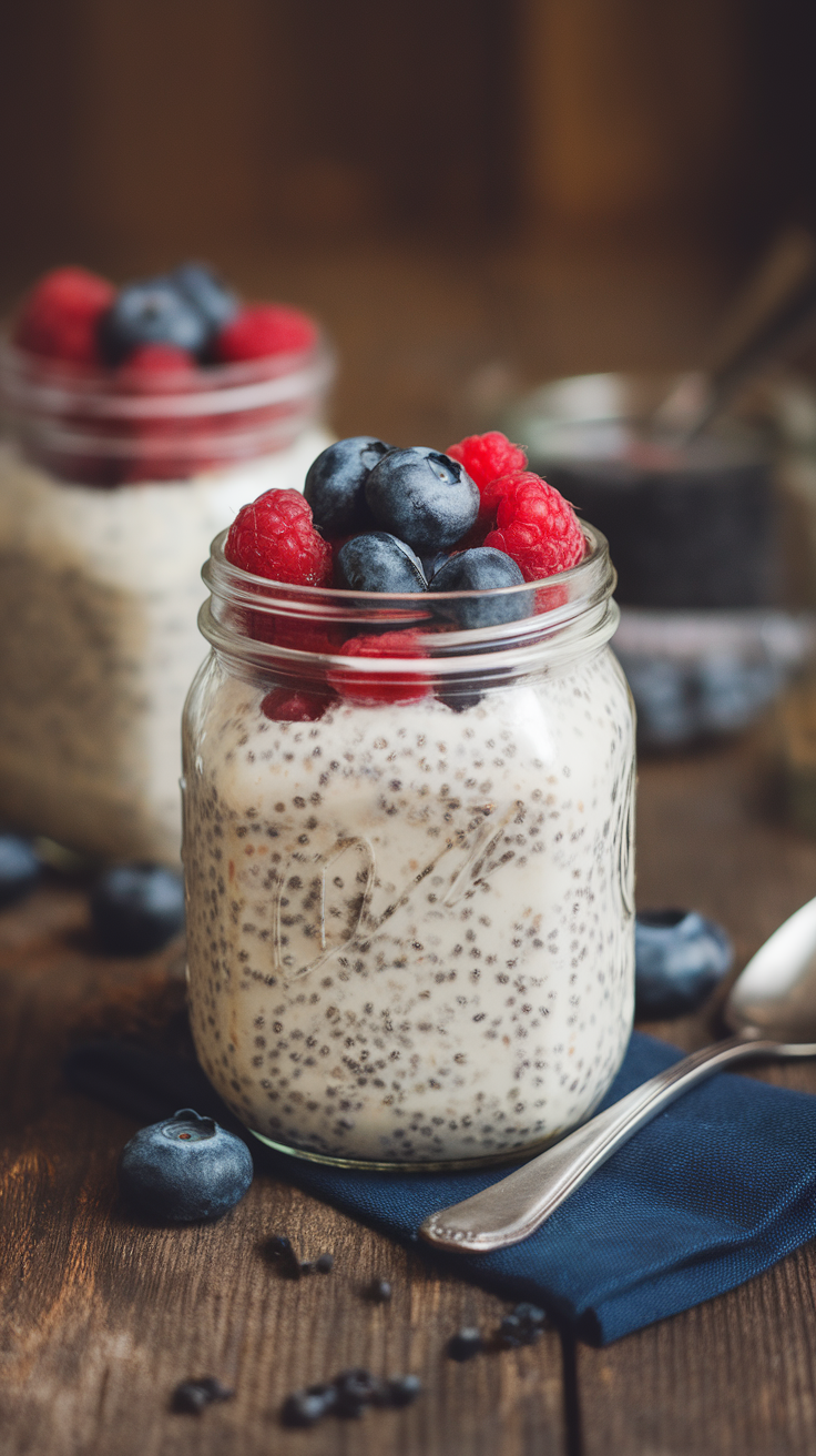 Overnight Oats with Berries