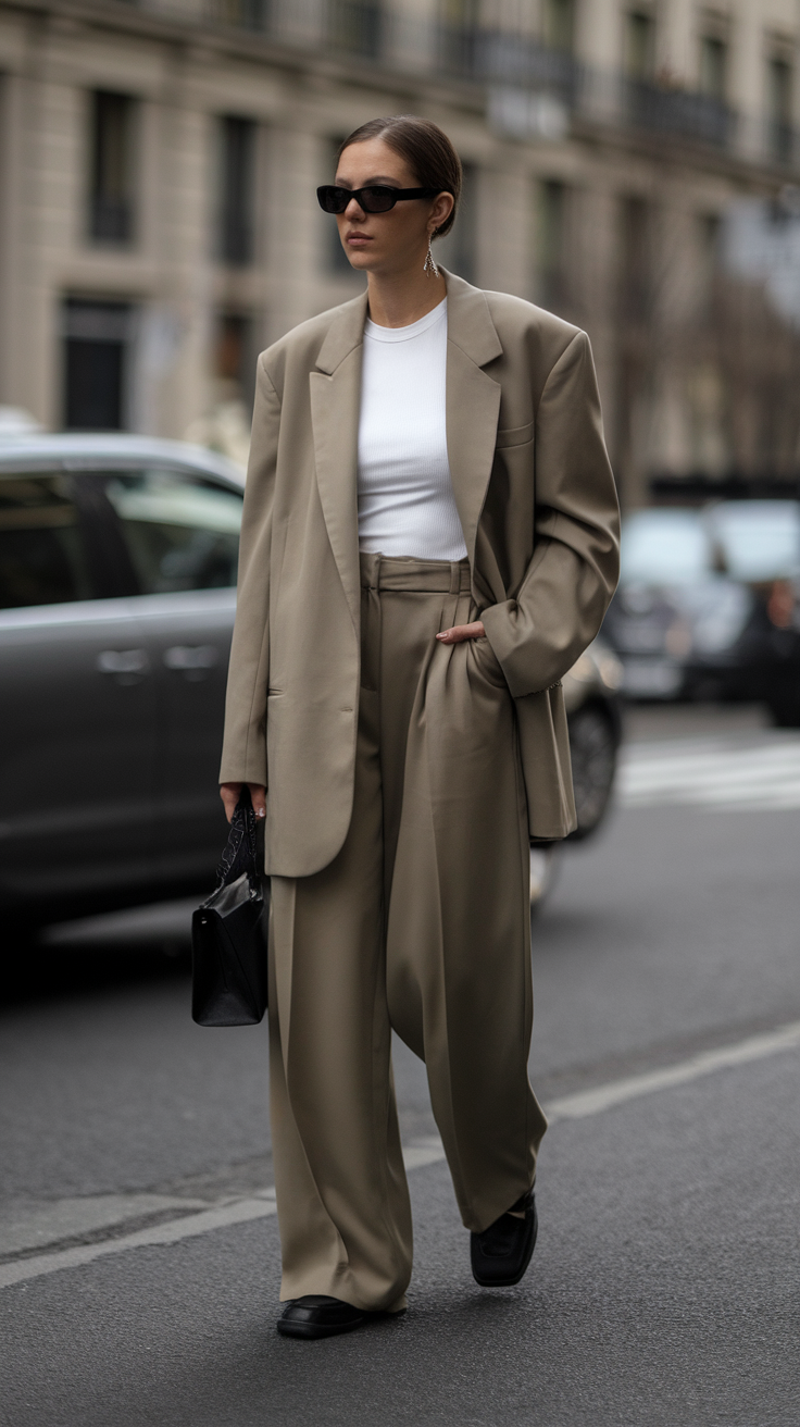 Oversized Blazer + Wide-Leg Trousers