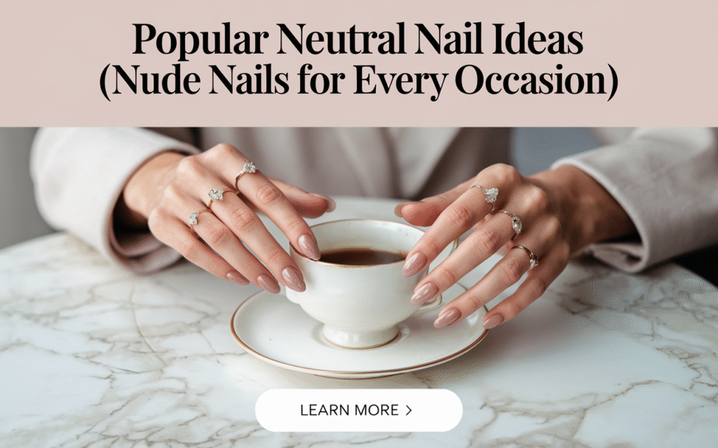 Popular Neutral Nail Ideas (Nude Nails for Every Occasion)