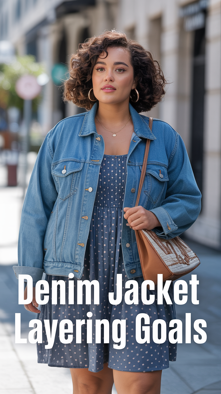 Relaxed Denim Jacket Layering