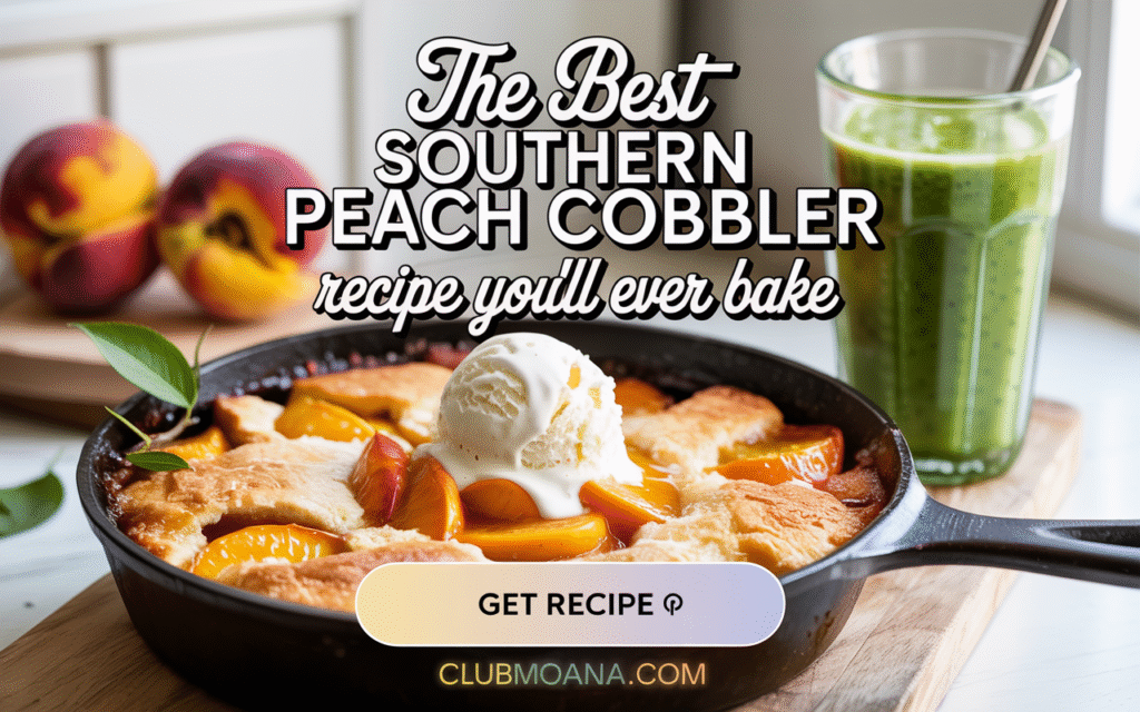 The Best Southern Peach Cobbler Recipe You’ll Ever Bake