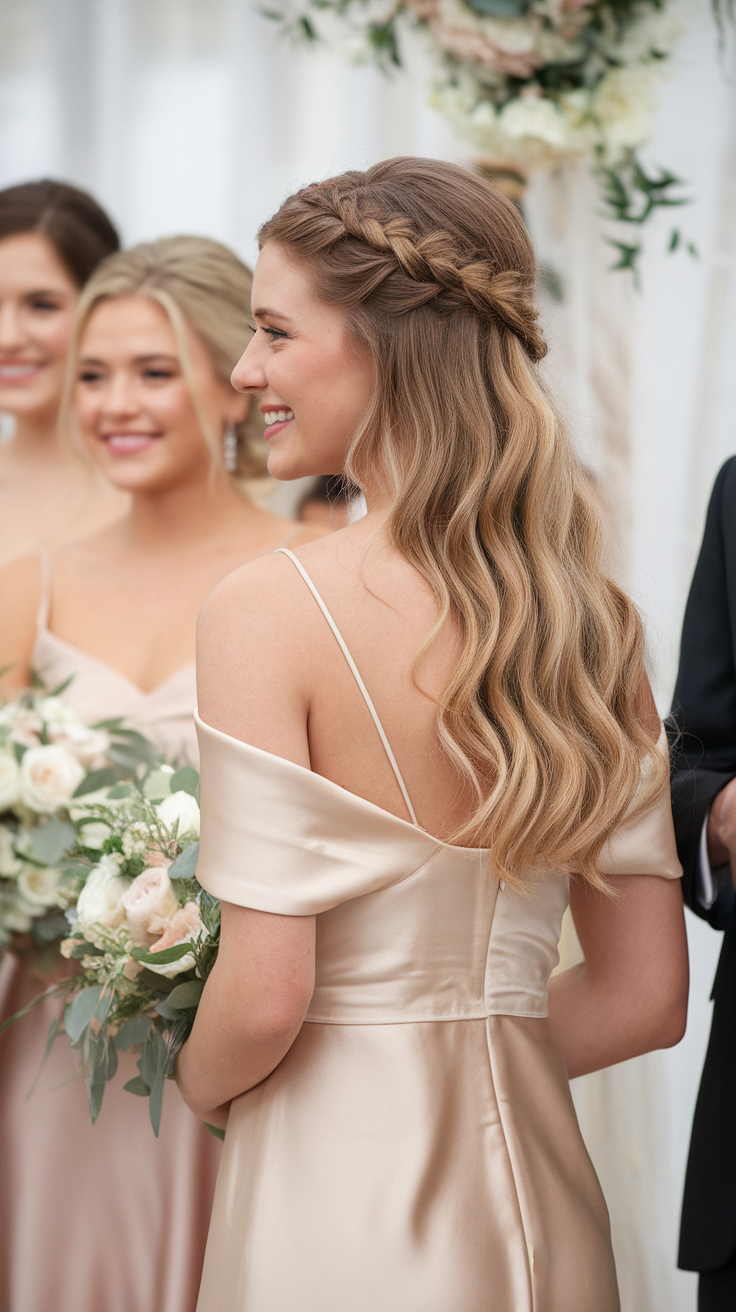 The Double Braided Half-Up
