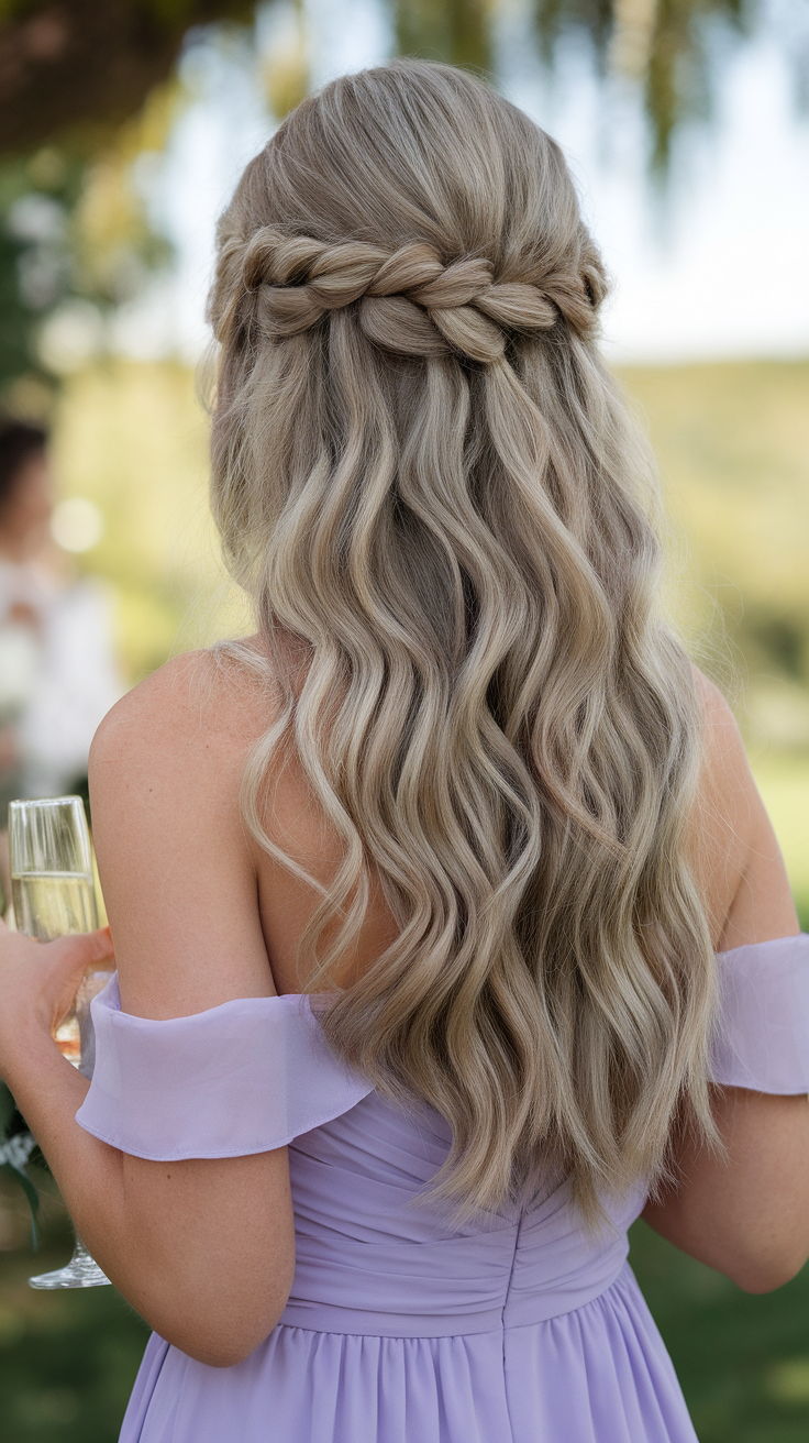 The Fishtail Half-Up
