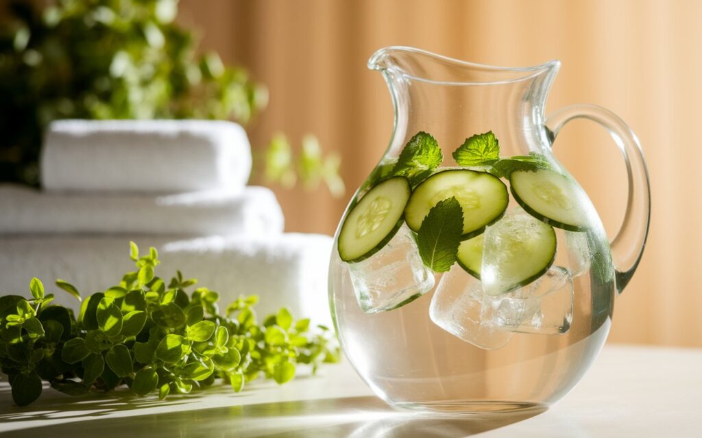Cucumber Mint Detox Water
