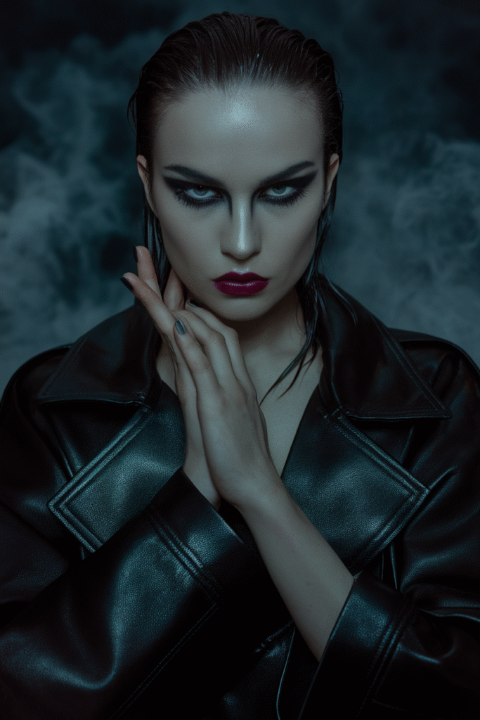 Slicked-Back Wet Look