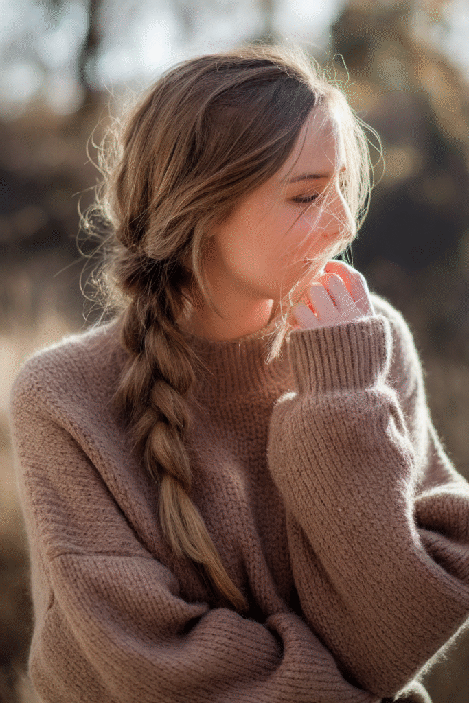 Messy Side Braid