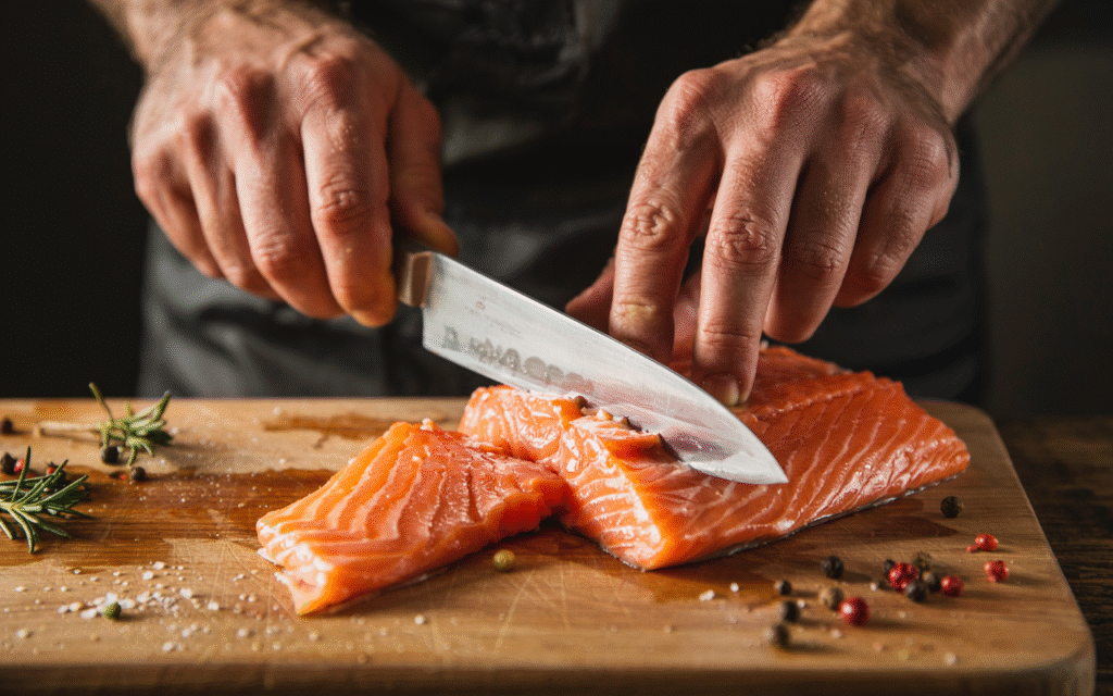 Step-By-Step Guide – Prepping the Salmon
