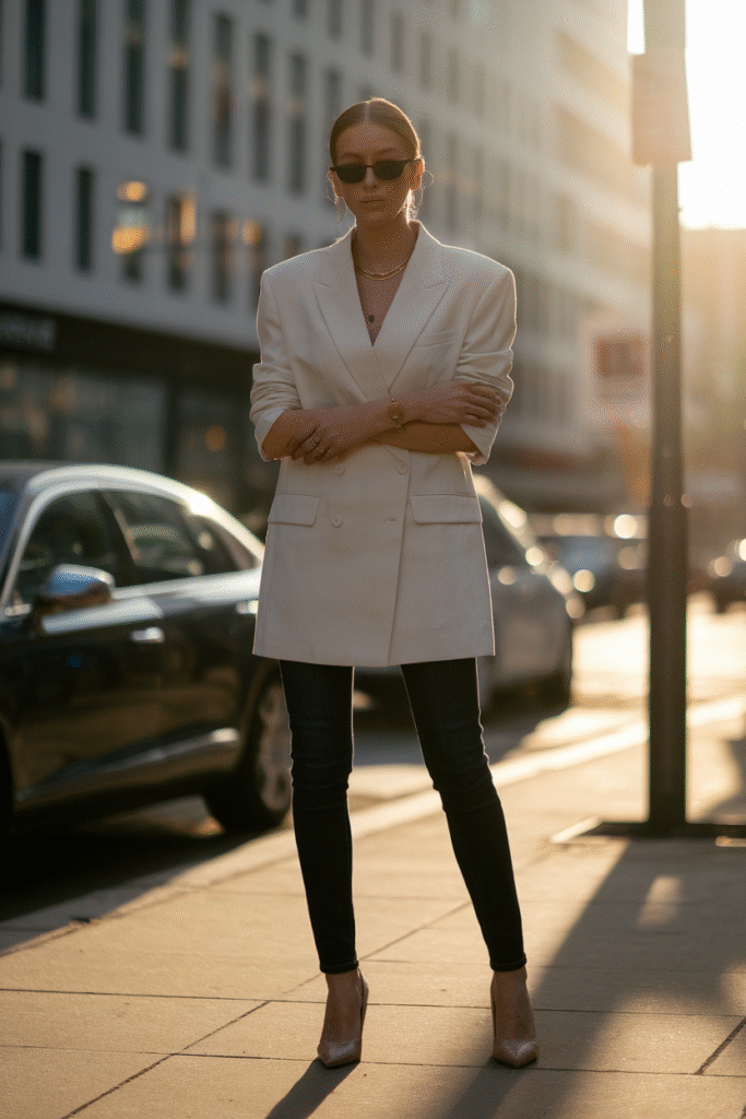 The Power Blazer + Denim Magic