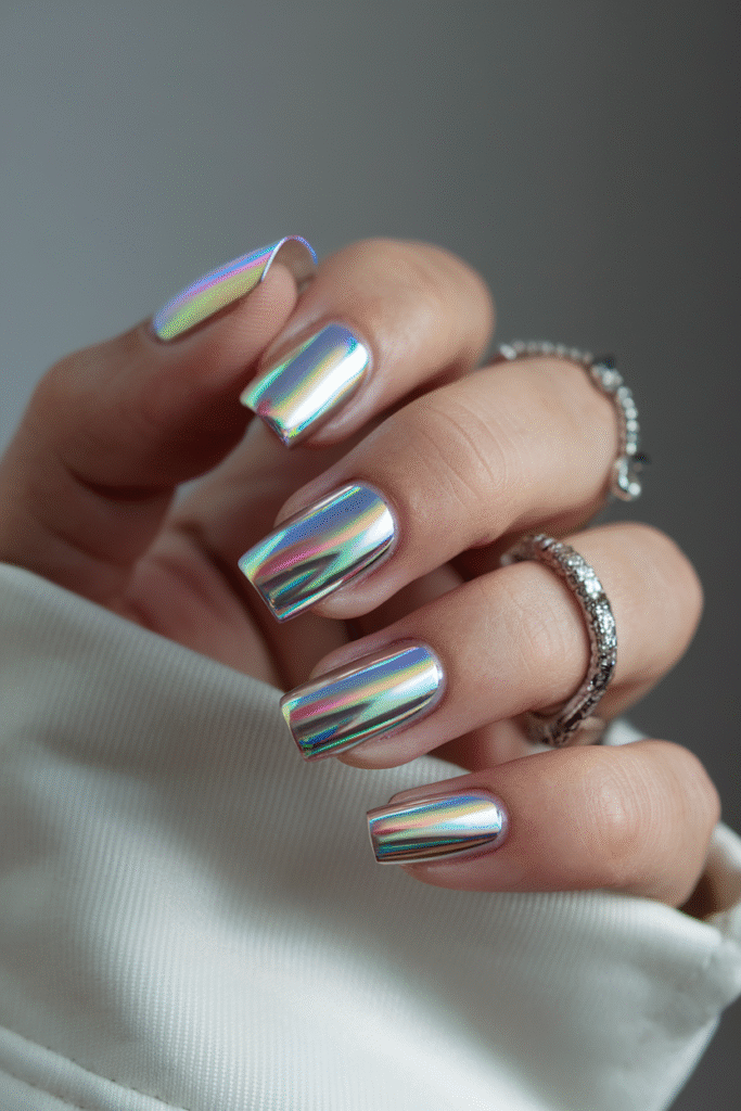 Chrome Nails (Yes, They’re Still a Thing)