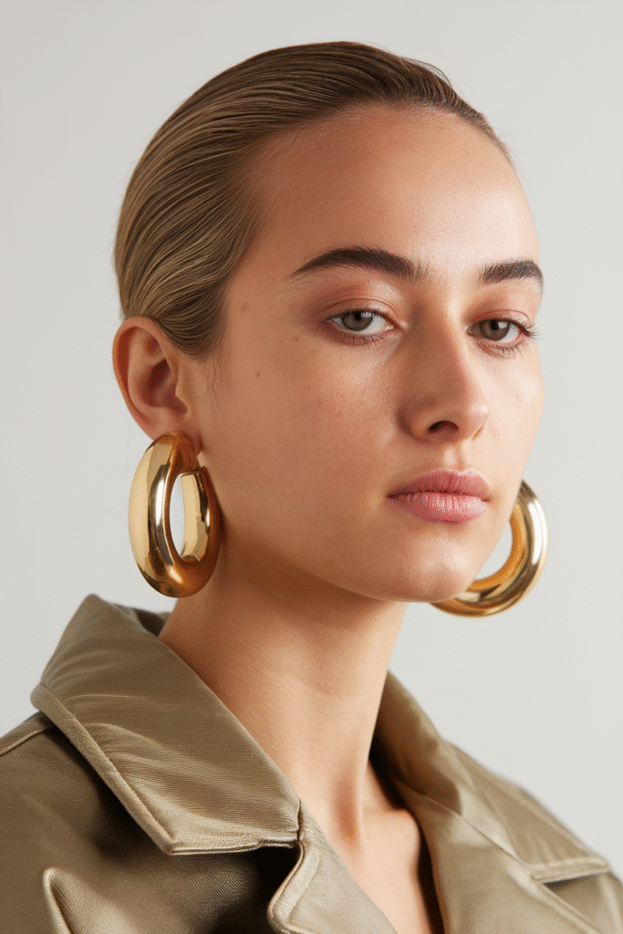Gold Hoop Earrings