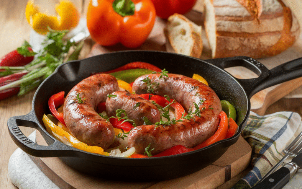Sausage & Peppers Skillet