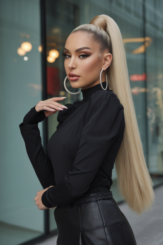 Sleek High Ponytail