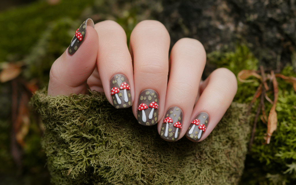 Mushroomcore Nails