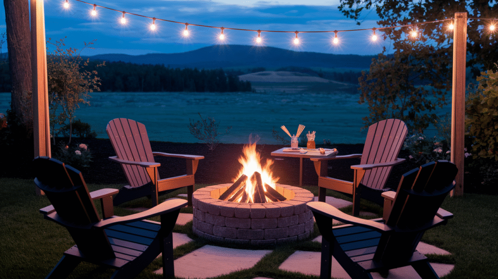 Create a Cozy Fire Pit Corner