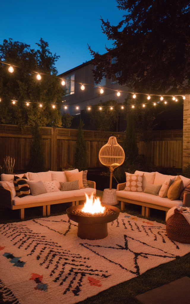 Create a Cozy Outdoor Living Room