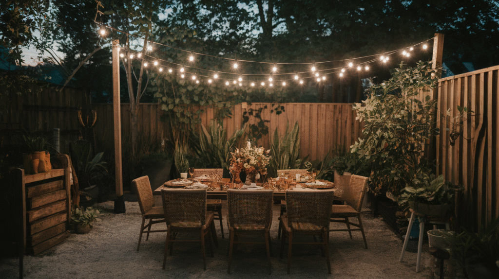 String Up Fairy Lights Like You Own a Vineyard