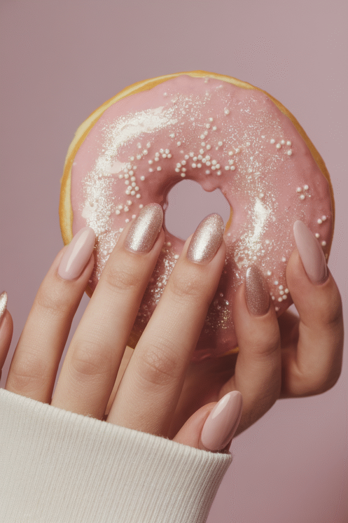 Glazed Donut Nails