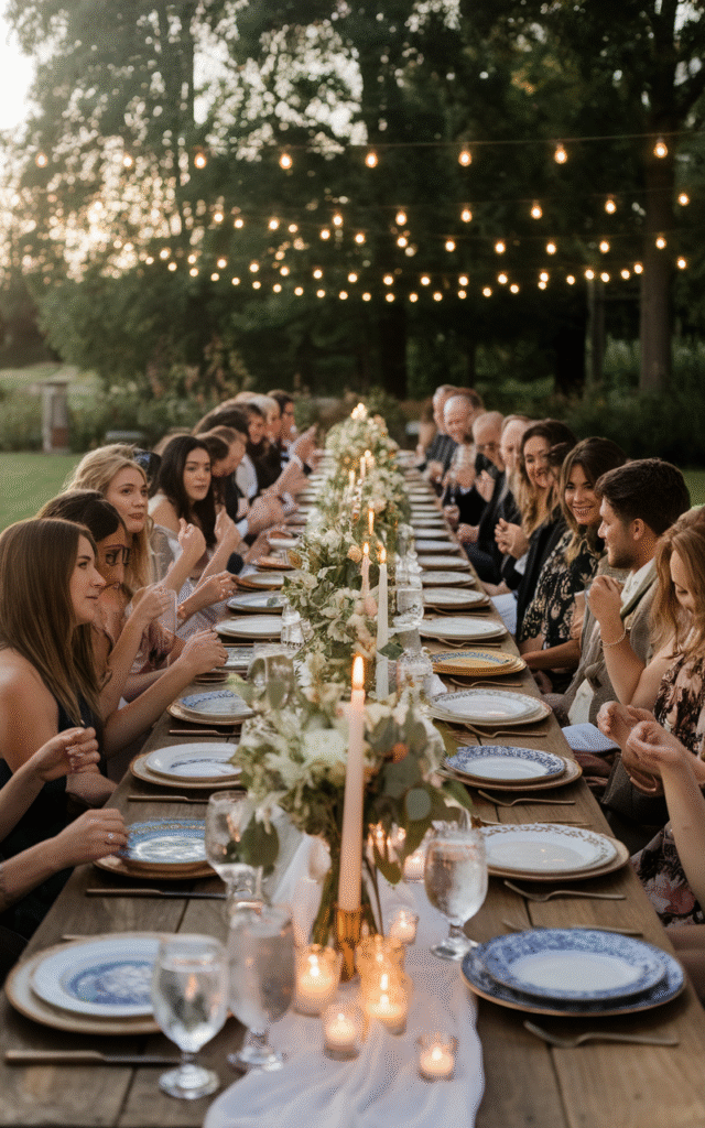 Fancy Garden Dinner Party