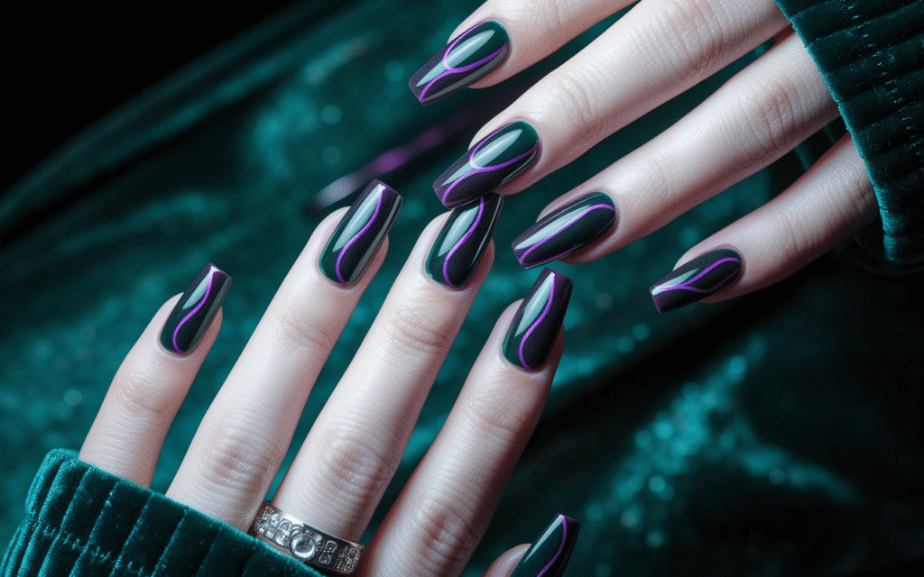 Velvet (Cat Eye) Nails