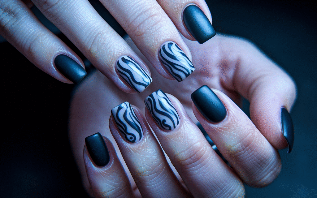Matte Black with Glossy Details